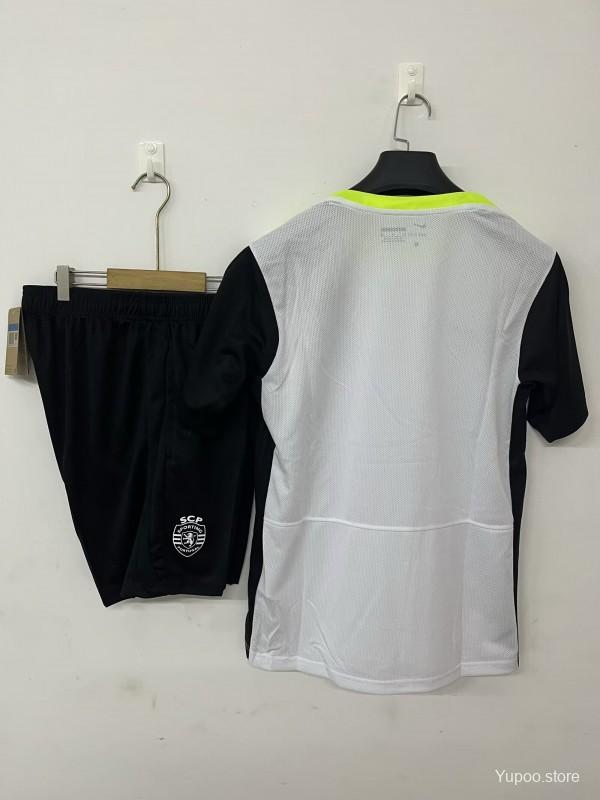 Kit Sporting Pré-Match Adulto Sem Patrocinio 2025/2026