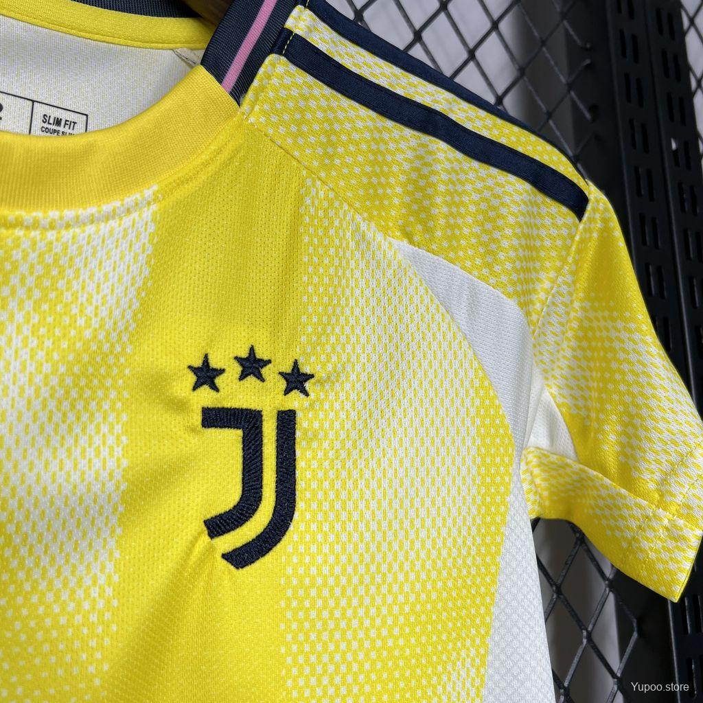 Kit Juventus Amarelo Criança 2024/2025