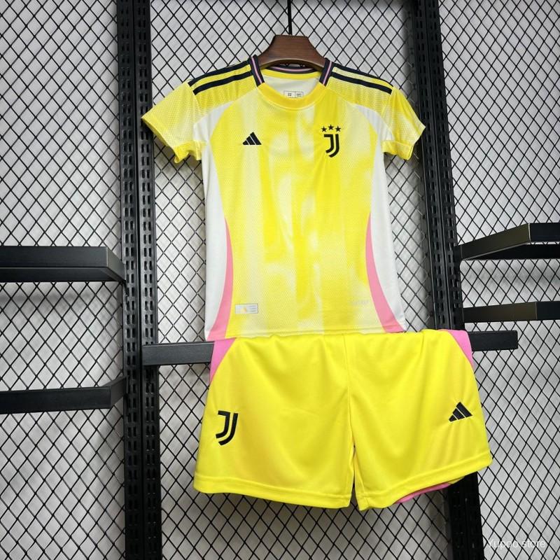 Kit Juventus Amarelo Criança 2024/2025