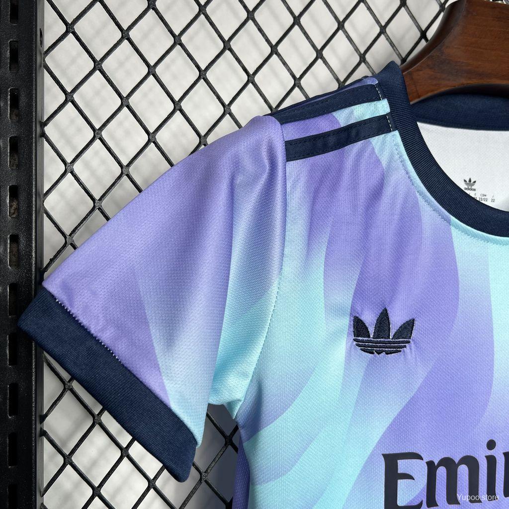 Kit Arsenal Terceiro Criança 2024/2025