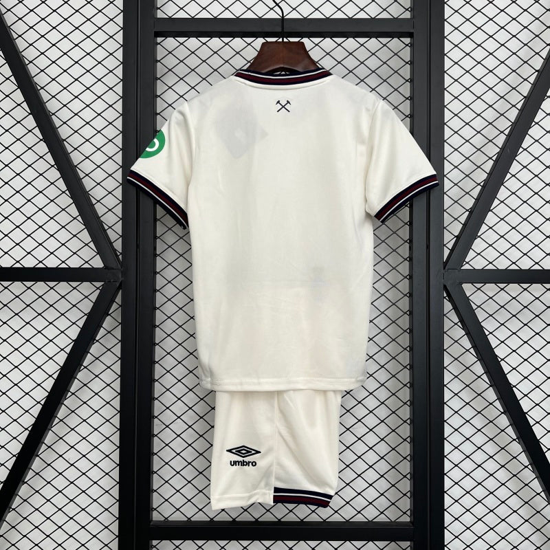 Kit West Ham Alternativo Criança 2025/2026