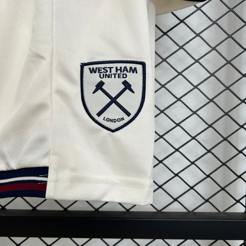 Kit West Ham Alternativo Criança 2025/2026