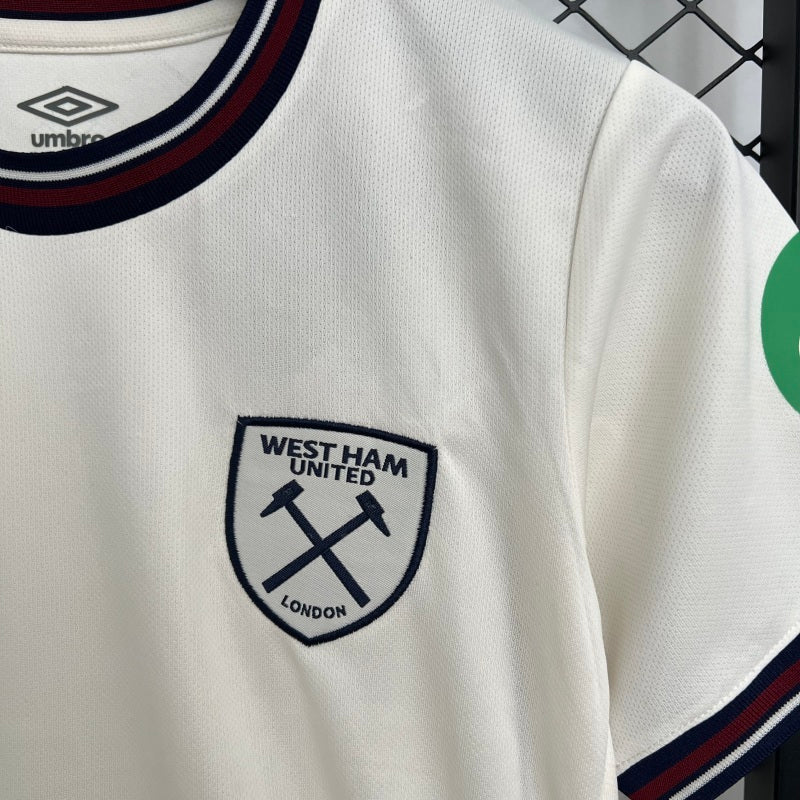 Kit West Ham Alternativo Criança 2025/2026