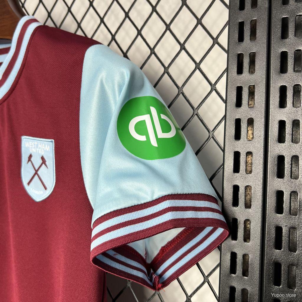 Kit West Ham Principal Criança 2024/2025