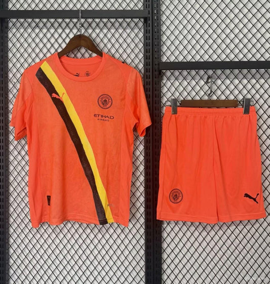 Kit Manchester City Vermelho Criança 2025/2026