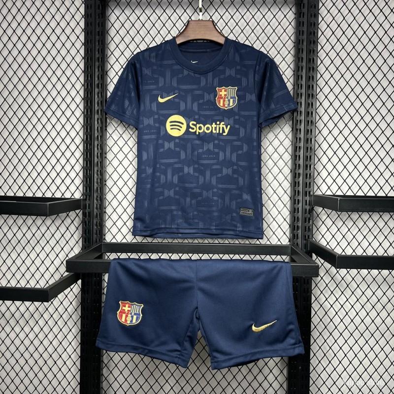 Kit Barcelona Navy Criança 2024/2025