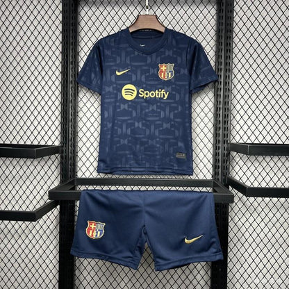 Kit Barcelona Navy Criança 2024/2025