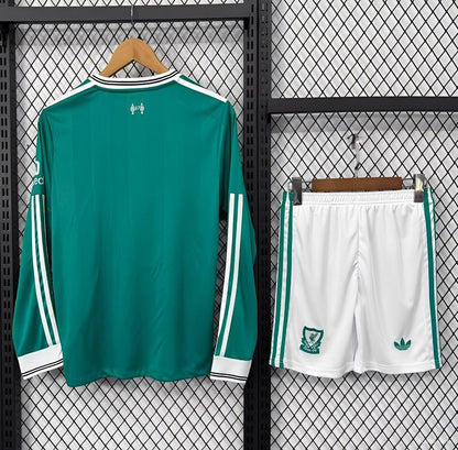 Kit Liverpool Terceiro Manga Comprida Criança 2025/2026