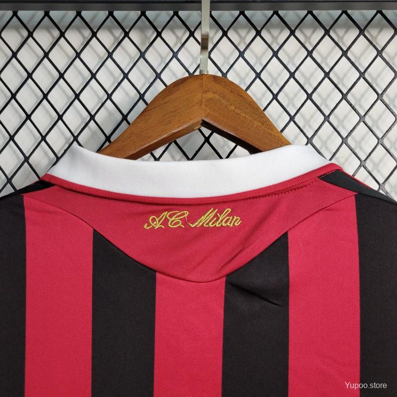 Milan Principal Manga Comprida 2009/2010