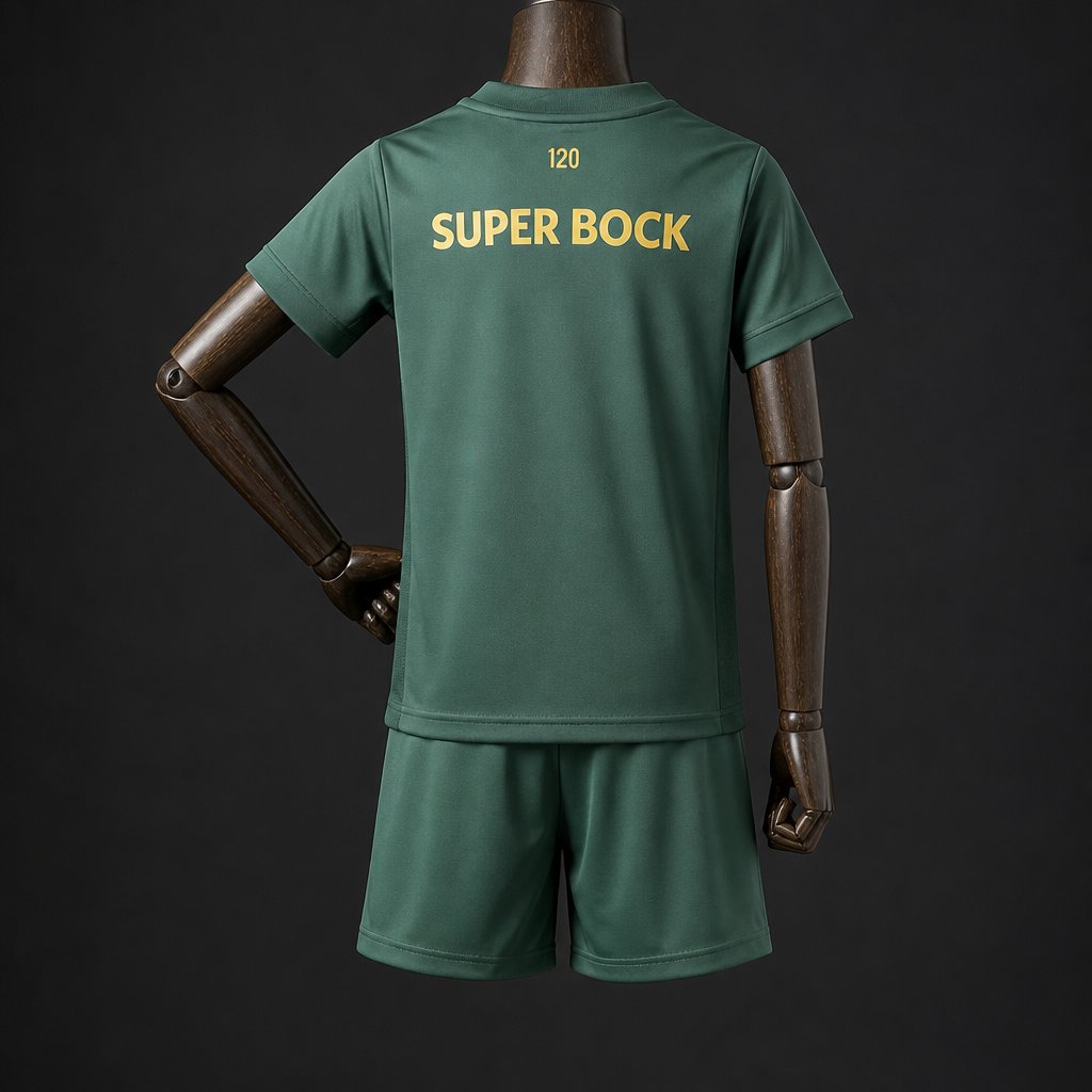 Kit Sporting Edição Especial 120 anos Criança 2026/2027 (Cópia)