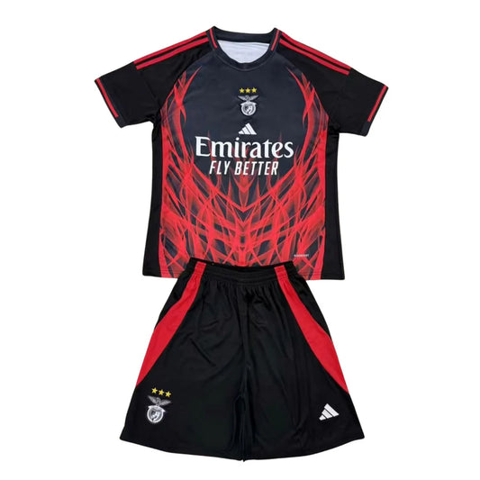 Kit Benfica Concept Preto Criança 2025/2026