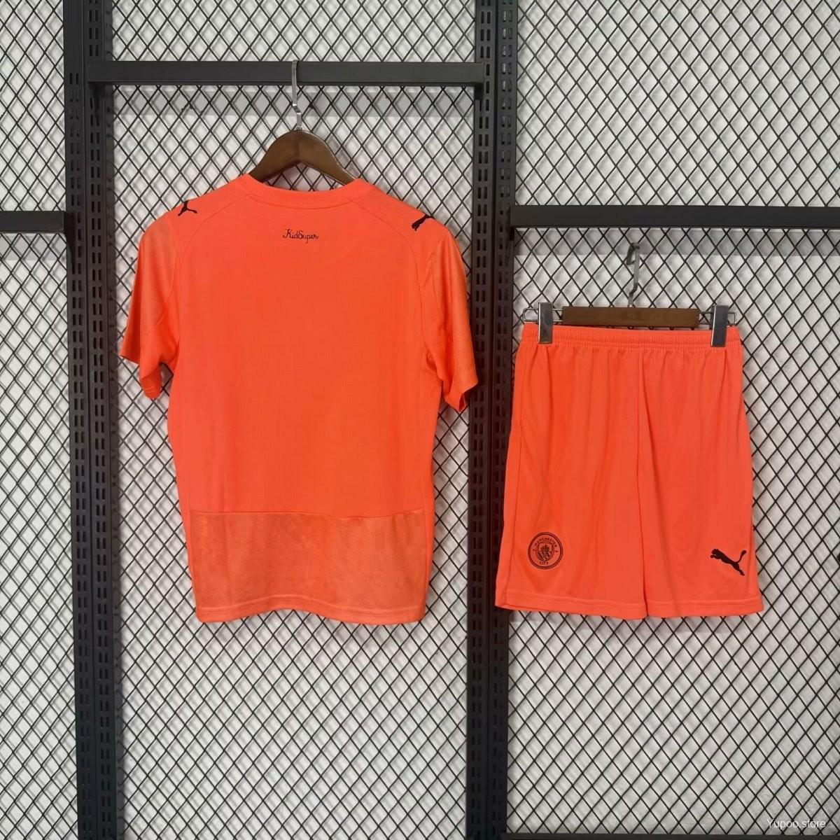 Kit Manchester City Vermelho Criança 2025/2026