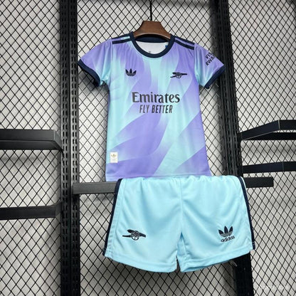 Kit Arsenal Terceiro Criança 2024/2025