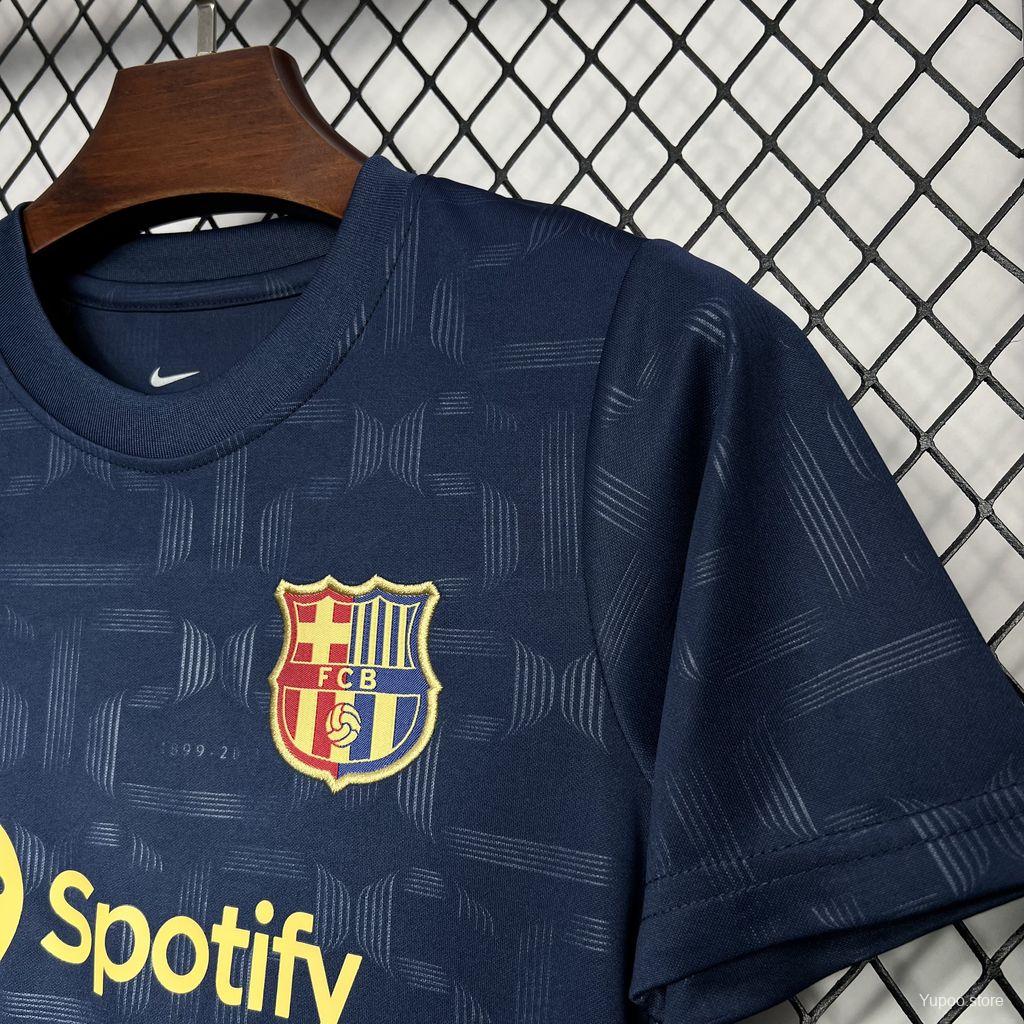 Kit Barcelona Navy Criança 2024/2025