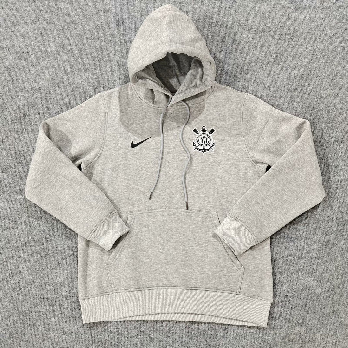 Hoodie Corinthians Cinzento