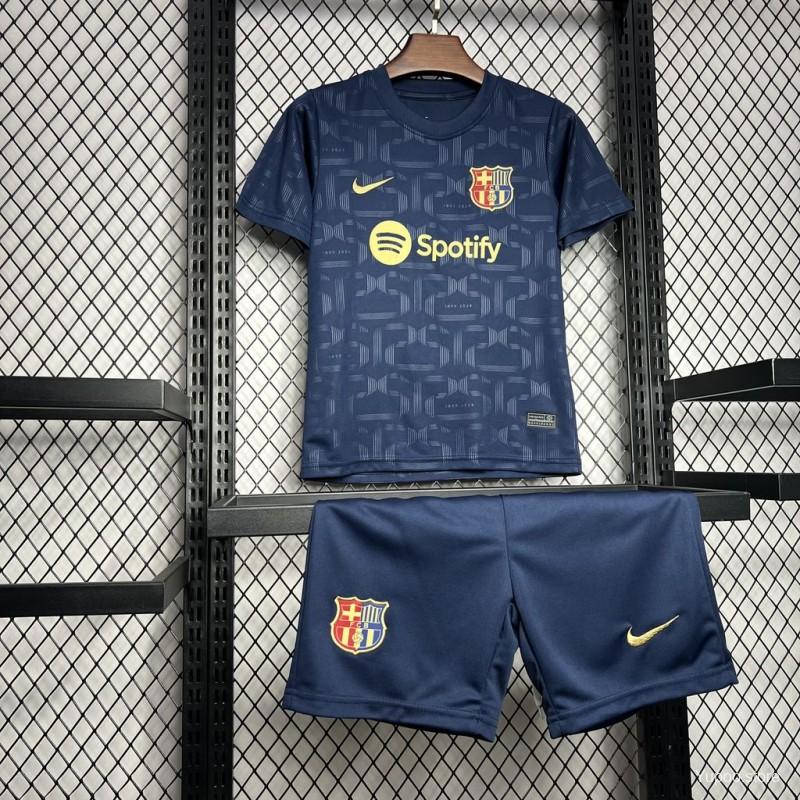 Kit Barcelona Navy Criança 2024/2025