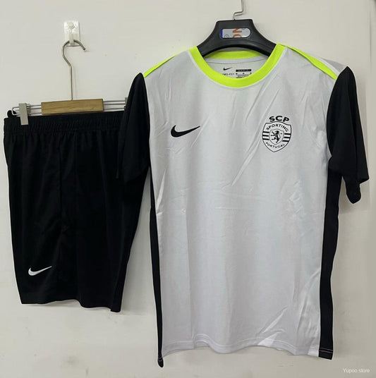 Kit Sporting Pré-Match Adulto Sem Patrocinio 2025/2026