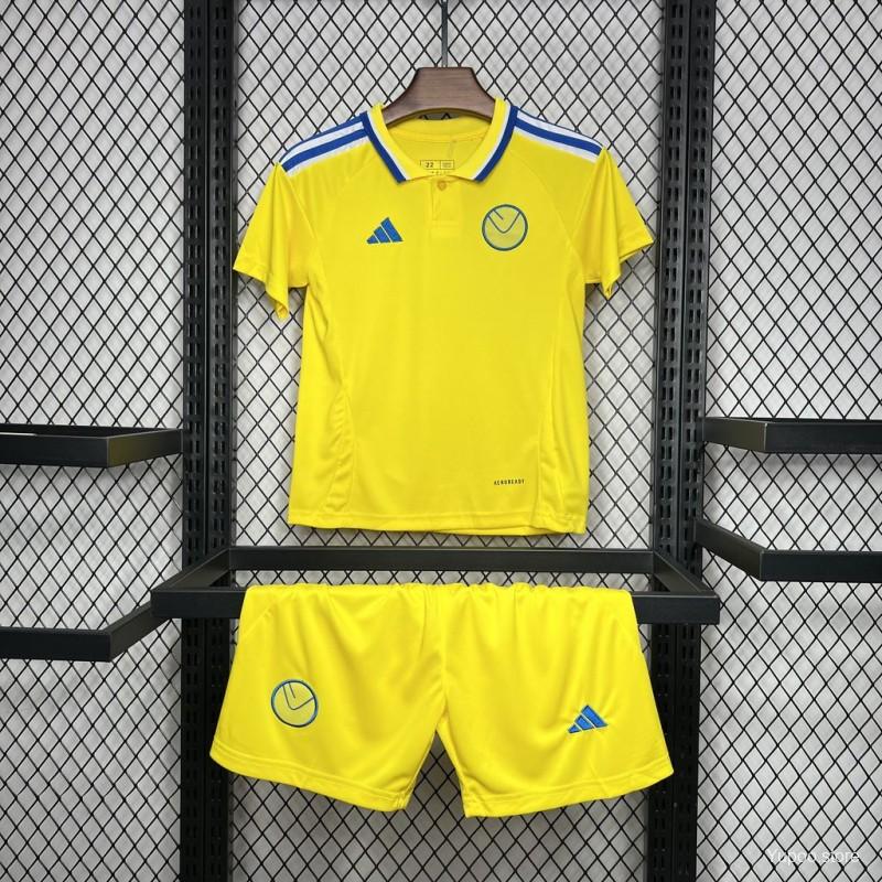 Kit Leeds Amarelo Criança 2024/2025