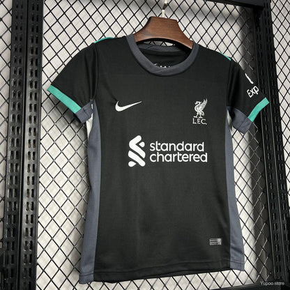 Kit Liverpool Alternativo Preto Criança 2024/2025