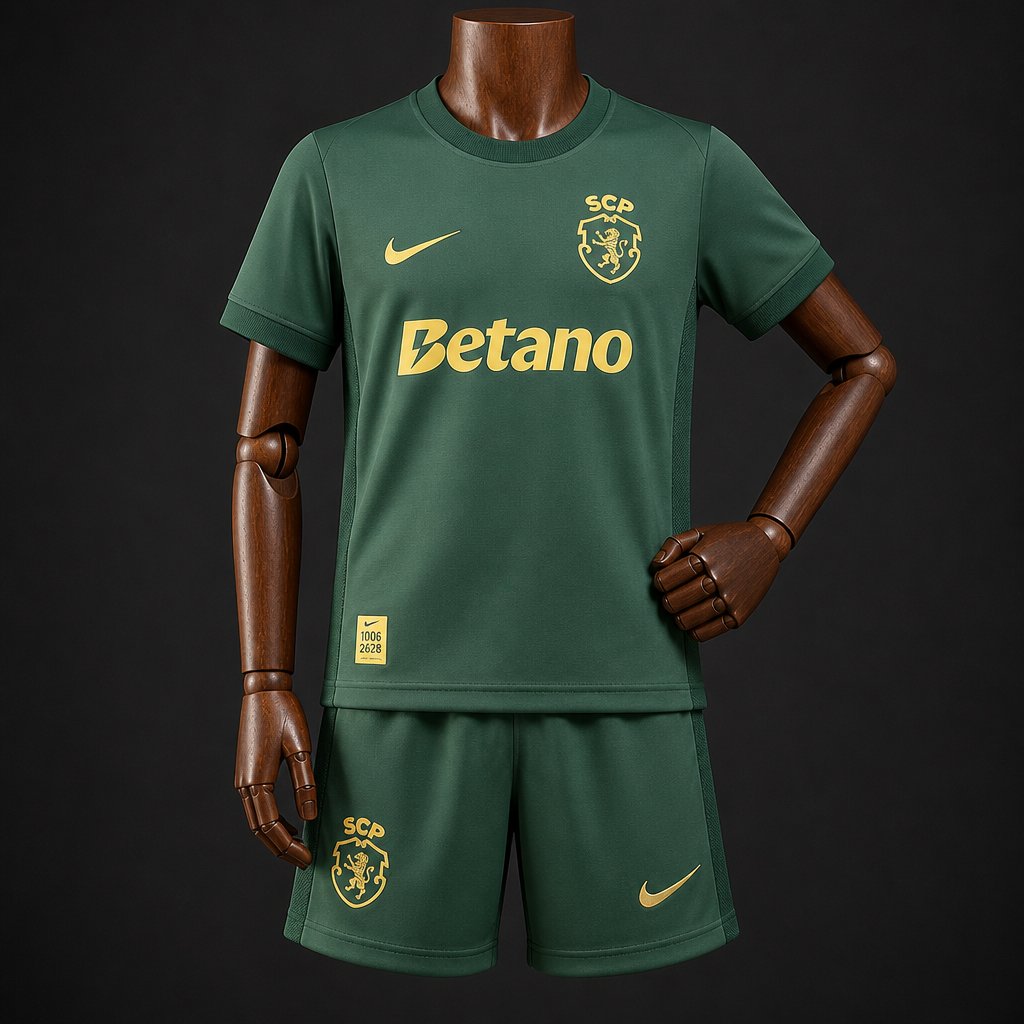 Kit Sporting Edição Especial 120 anos Criança 2026/2027 (Cópia)