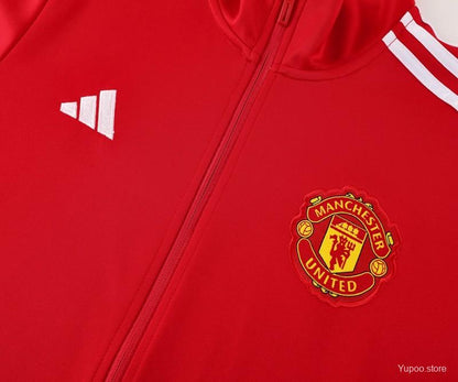 Fato de Treino Manchester United Vermelho (Fecho Longo)