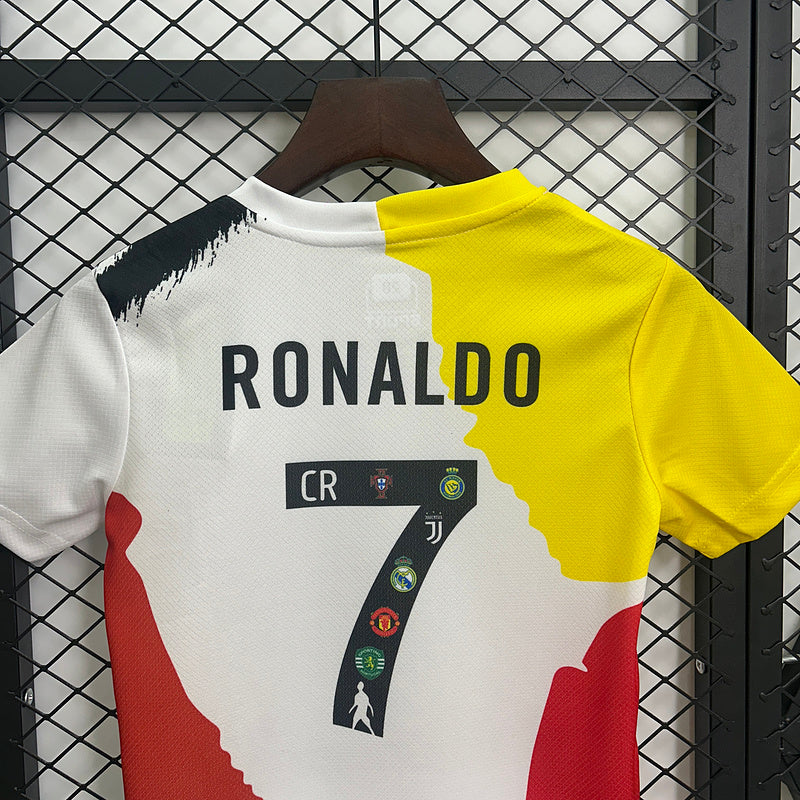 Kit Edição Comemorativa Cristiano Ronaldo Criança