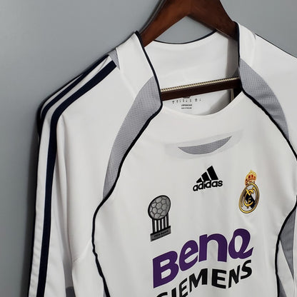 Real Madrid Principal Manga Comprida 2006/2007