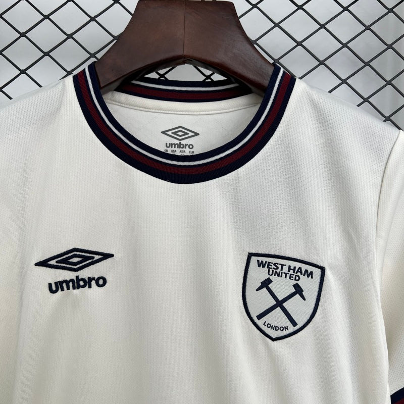 Kit West Ham Alternativo Criança 2025/2026