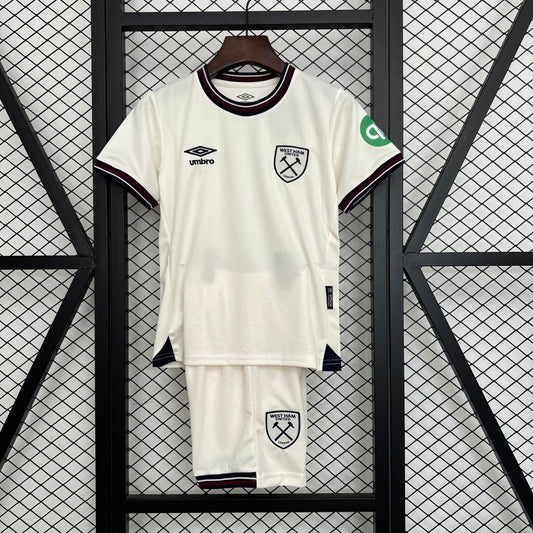 Kit West Ham Alternativo Criança 2025/2026