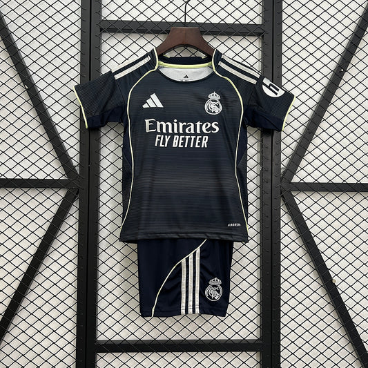 Kit Real Madrid Alternativo Criança 2025/2026
