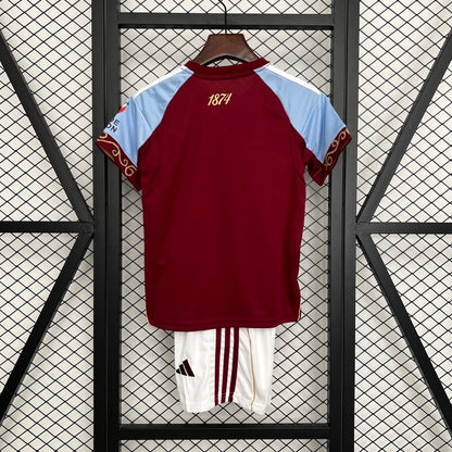 Kit Aston Villa Principal Criança 2025/2026
