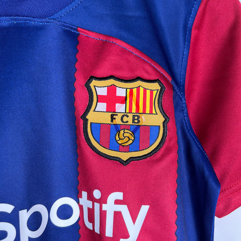 Kit Barcelona Principal Criança 2023/2024