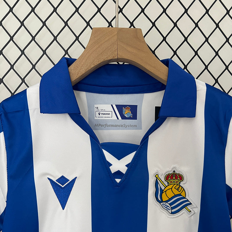 Kit Real Sociedad Principal Criança 2024/2025