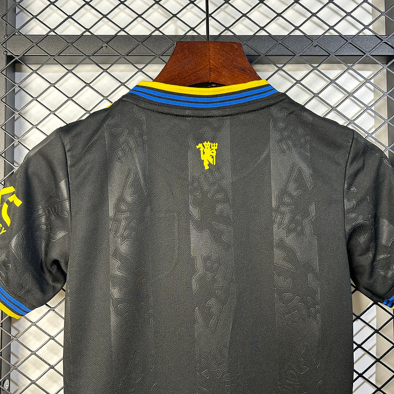 Kit Manchester United Terceiro Criança 2025/2026