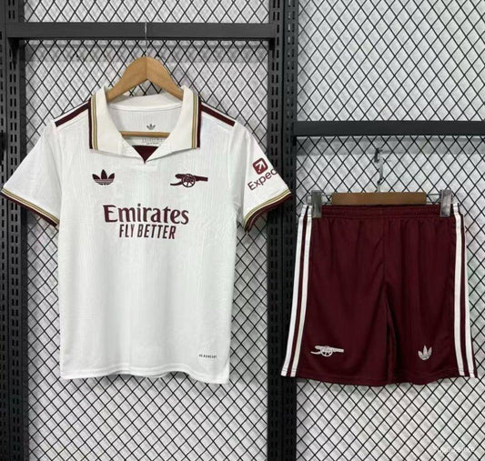 Kit Arsenal Terceiro Criança 2025/2026